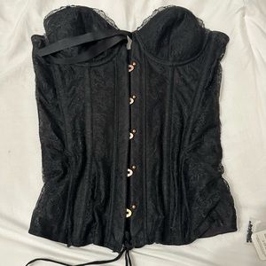 SAVAGE X FENTY black lace corset (s)